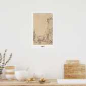 Affiche d'art Zedign de JMW Turner #233 (Cuisine)