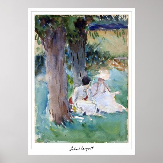 Affiche d'art Zedign de John Singer Sargent #321-2 (Devant)