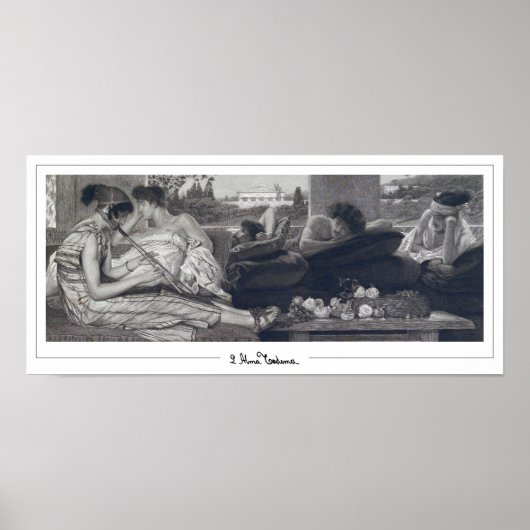 Affiche d'art Zedign de Lawrence Alma-Tadema #331 (Devant)