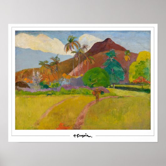 Affiche d'art Zedign de Paul Gauguin #98 (Devant)