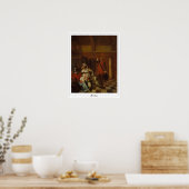 Affiche d'art Zedign de Pieter de Hooch #10 (Cuisine)
