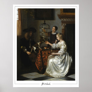 Affiche d'art Zedign de Pieter de Hooch #127