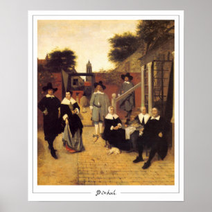 Affiche d'art Zedign de Pieter de Hooch #143