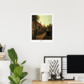 Affiche d'art Zedign de Pieter de Hooch #5 (Bureau à domicile)