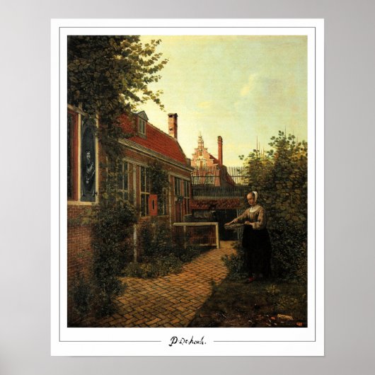 Affiche d'art Zedign de Pieter de Hooch #5 (Devant)