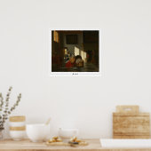 Affiche d'art Zedign de Pieter de Hooch #56 (Cuisine)