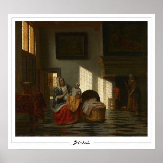Affiche d'art Zedign de Pieter de Hooch #56 (Devant)