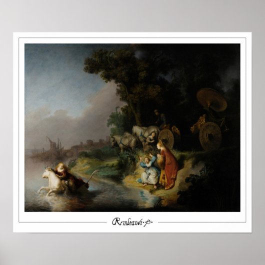 Affiche d'art Zedign de Rembrandt van Rijn #11 (Devant)
