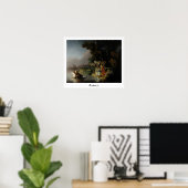 Affiche d'art Zedign de Rembrandt van Rijn #11 (Bureau à domicile)