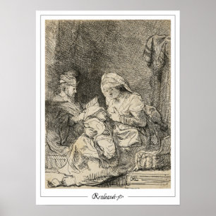 Affiche d'art Zedign de Rembrandt van Rijn #235