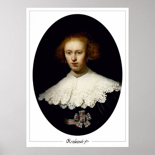 Affiche d'art Zedign de Rembrandt van Rijn #252 (Devant)
