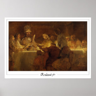 Affiche d'art Zedign de Rembrandt van Rijn #615
