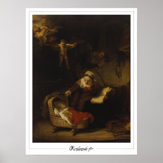 Affiche d'art Zedign de Rembrandt van Rijn #672 (Devant)