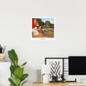 Affiche d'art Zedign de William Merritt Chase #201 (Bureau à domicile)