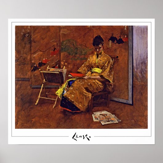 Affiche d'art Zedign de William Merritt Chase #356 (Devant)