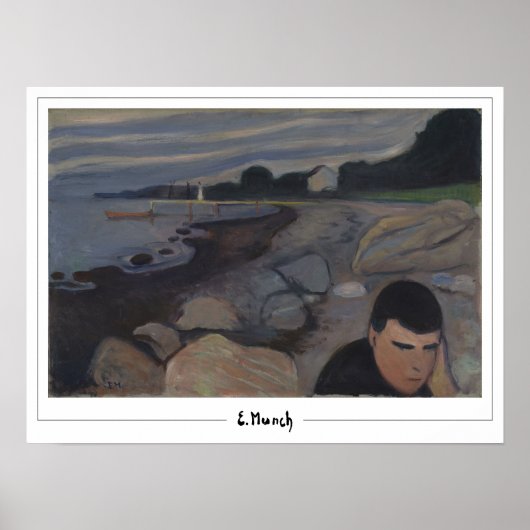 Affiche d'art Zedign d'Edvard Munch #767-3 (Devant)