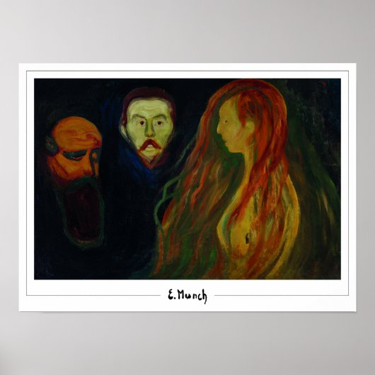 Affiche d'art Zedign d'Edvard Munch #777-3 (Devant)