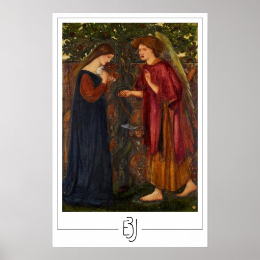Affiche d'art Zedign d'Edward Burne-Jones #1 (Devant)