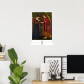Affiche d'art Zedign d'Edward Burne-Jones #1 (Bureau à domicile)