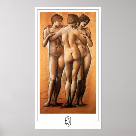 Affiche d'art Zedign d'Edward Burne-Jones #251 (Devant)