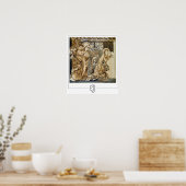 Affiche d'art Zedign d'Edward Burne-Jones #29 (Cuisine)