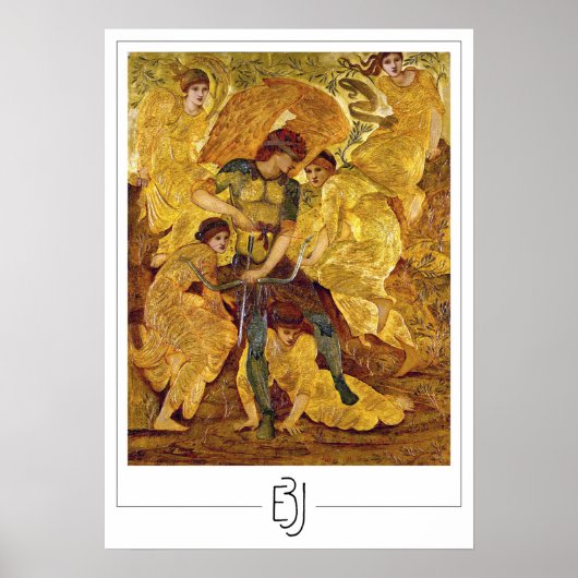 Affiche d'art Zedign d'Edward Burne-Jones #44 (Devant)
