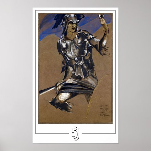 Affiche d'art Zedign d'Edward Burne-Jones #7 (Devant)