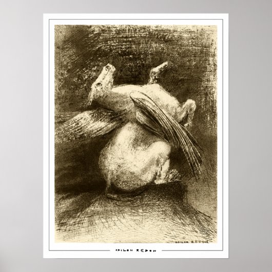Affiche d'art Zedign d'Odilon Redon #729 (Devant)
