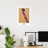 Affiche d'art Zedign Egon Schiele #286 (Bureau à domicile)