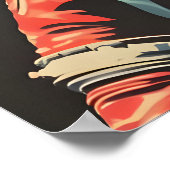 Affiche d'astronaute éléphant, Impression rétro él (Coin)