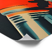 Affiche d'astronaute Lhasa Apso, Lhasa Apso Rétro (Coin)