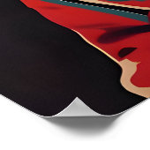 Affiche d'astronaute Setter Irlandais, Setter Irla (Coin)