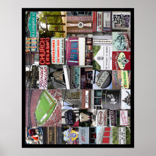 Affiche d'Athènes Géorgie