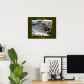 Affiche d'Athènes, Grèce (Bureau à domicile)