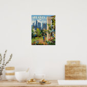 Affiche d'Atlanta, Géorgie (Cuisine)