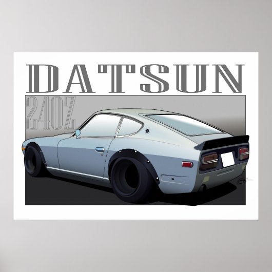 Affiche Datsun 240z (Devant)