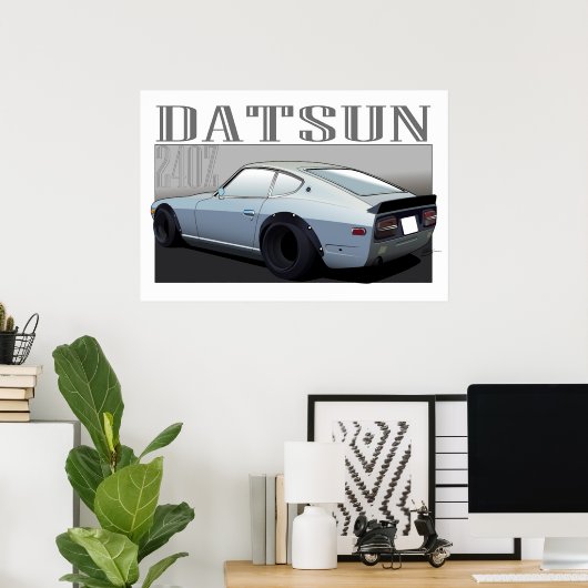 Affiche Datsun 240z (Bureau à domicile)