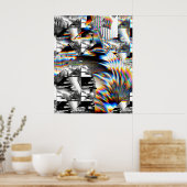 Affiche d'attaque arc-en-ciel (Cuisine)