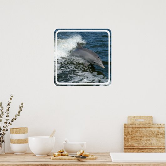 Affiche Dauphin Sauvage Imprimer (Cuisine)