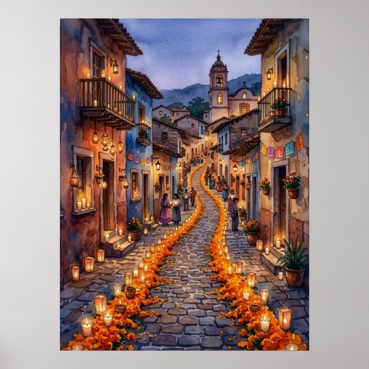 Affiche d'automne mexicaine (Devant)