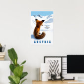 Affiche d'Autriche (Bureau à domicile)