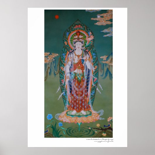 Affiche d'Avalokiteshvara (Devant)