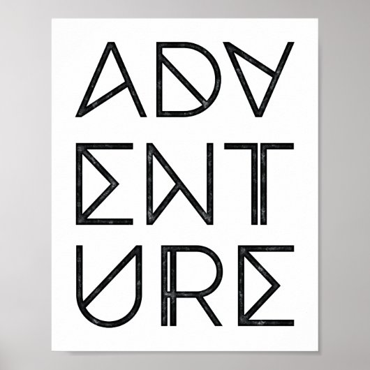 Affiche d'aventure (Devant)