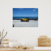 Affiche d'aventure sur la plage d'Hawaii (Cuisine)