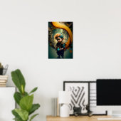 Affiche d'Aventurier Halfling | D&D Art 4 (Bureau à domicile)