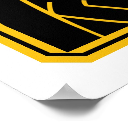 Affiche d'avertissement de construction des ingéni (Coin)