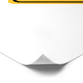 Affiche d'avertissement de la gueule jaune (Coin)