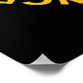 Affiche d'avertissement de radiations (Coin)