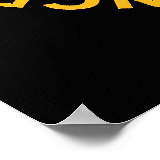 Affiche d'avertissement de radiations (Coin)