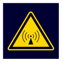 Affiche d'avertissement de signal RF